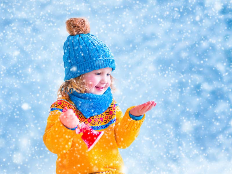 Photo 5 – Little Girl Enjoying Snow